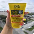 Отзыв на солнцезащитный гель для лица и тела SPF 50 LIBREDERM Bronzeada sport